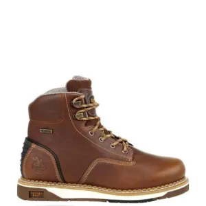 Georgia Boot Men's AMP LT 6" Waterproof EH Wedge Sole Steel Toe Work Boot