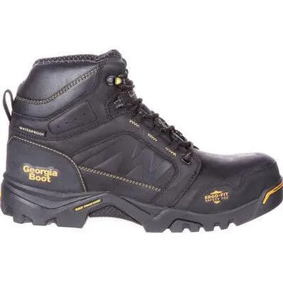 Georgia Men's Amplitude 6" Comp Toe WP Work Boot- Black- GB00130