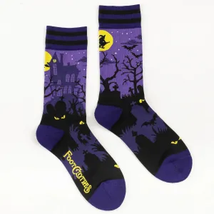 Haunted House Unisex Crew Socks