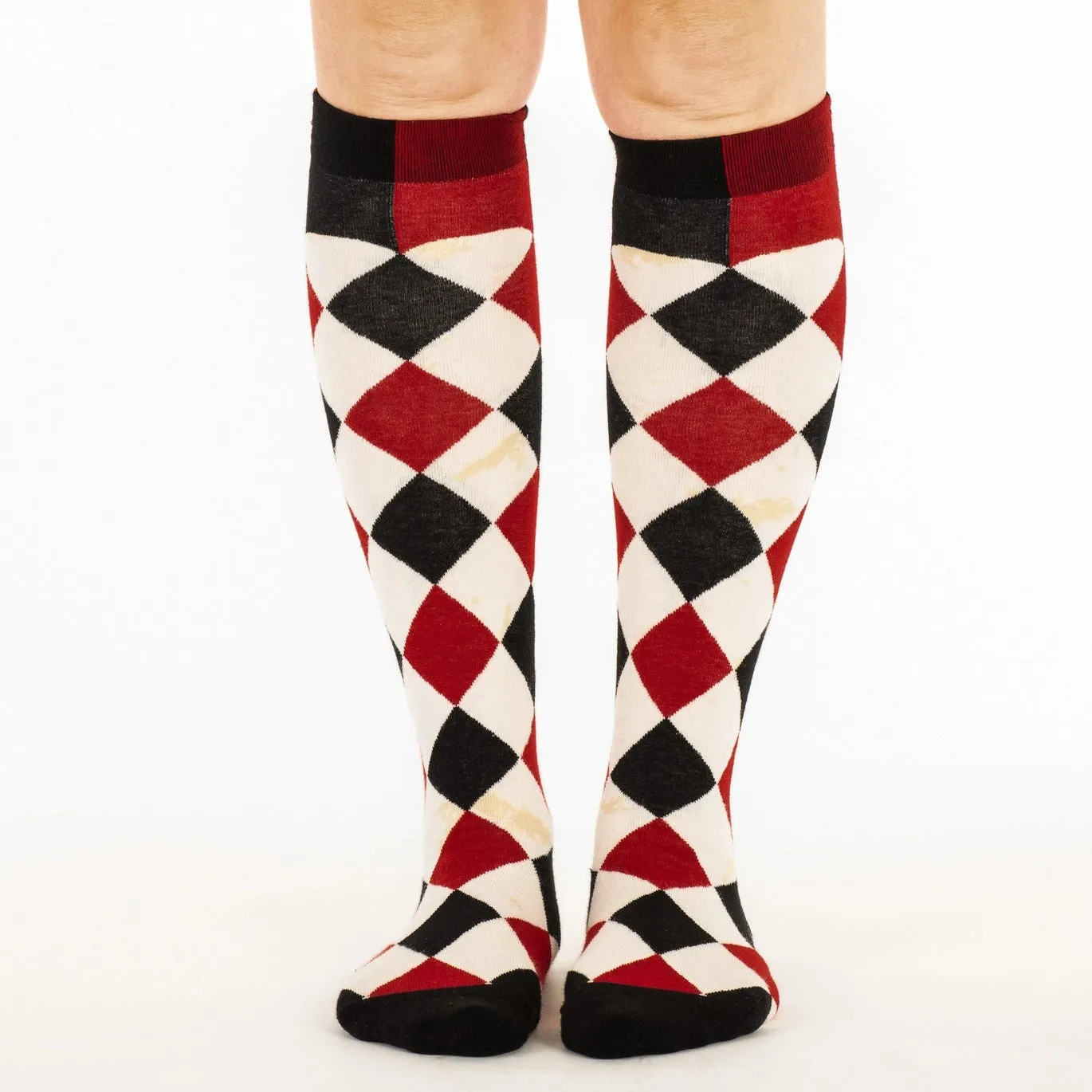 Haunting Harlequin Unisex Knee Socks