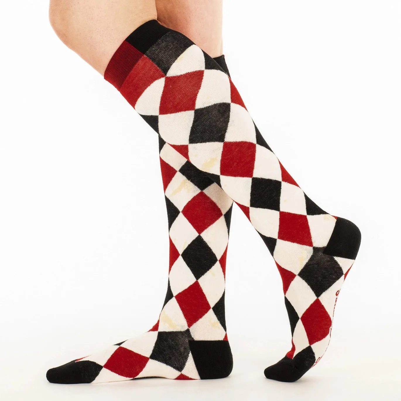 Haunting Harlequin Unisex Knee Socks