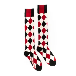 Haunting Harlequin Unisex Knee Socks