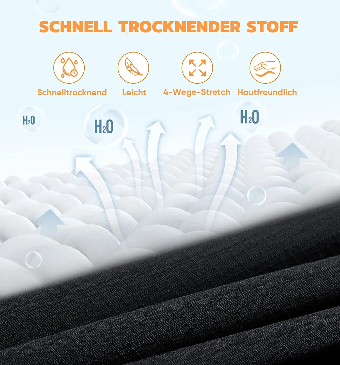 Hiauspor Wanderhose-Herren-Zip-Off-Outdoorhose-Sommer-Leicht-Trekkinghose-Atmungsaktiv-Schnell-Trockend-Funktionshose-Softshellhose-mit-5-Tiefe-Taschen