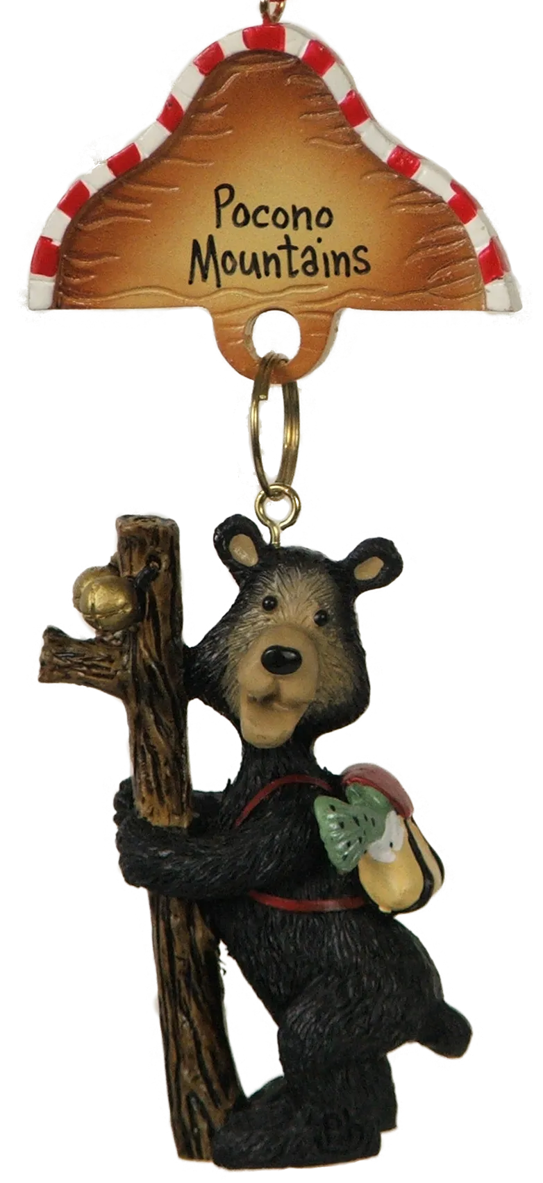 Hiking Bear Ornament