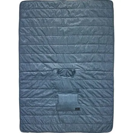 Honcho Poncho Therm-a-Rest, Blue Woven Print