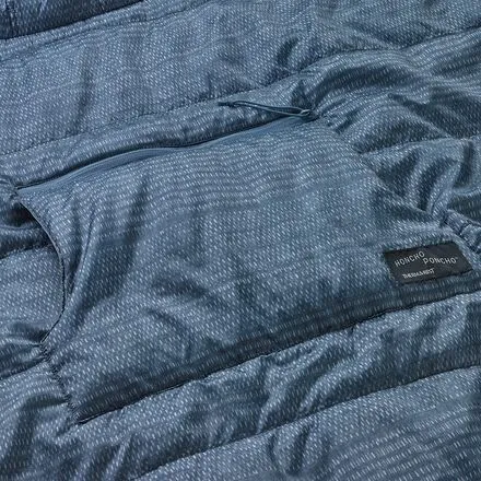 Honcho Poncho Therm-a-Rest, Blue Woven Print