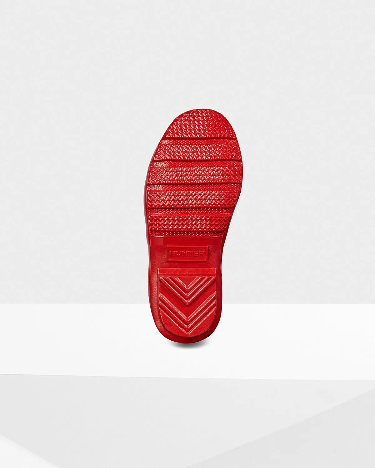 Hunter Military Red Original Kids Gloss Rain Boot