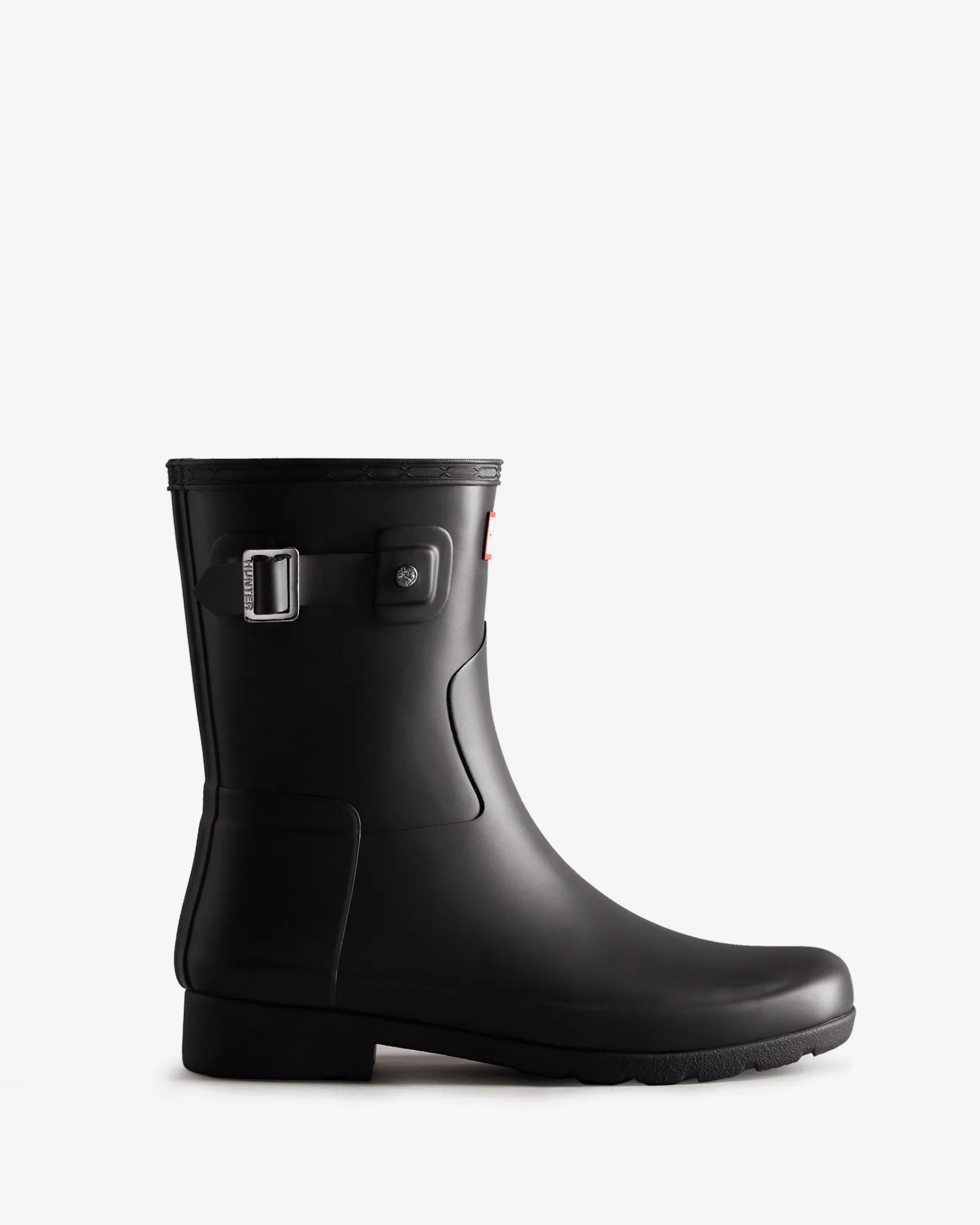 Hunter Women's Refined Slim Fit Short Rain Boots Black WFS2200RMA BLK