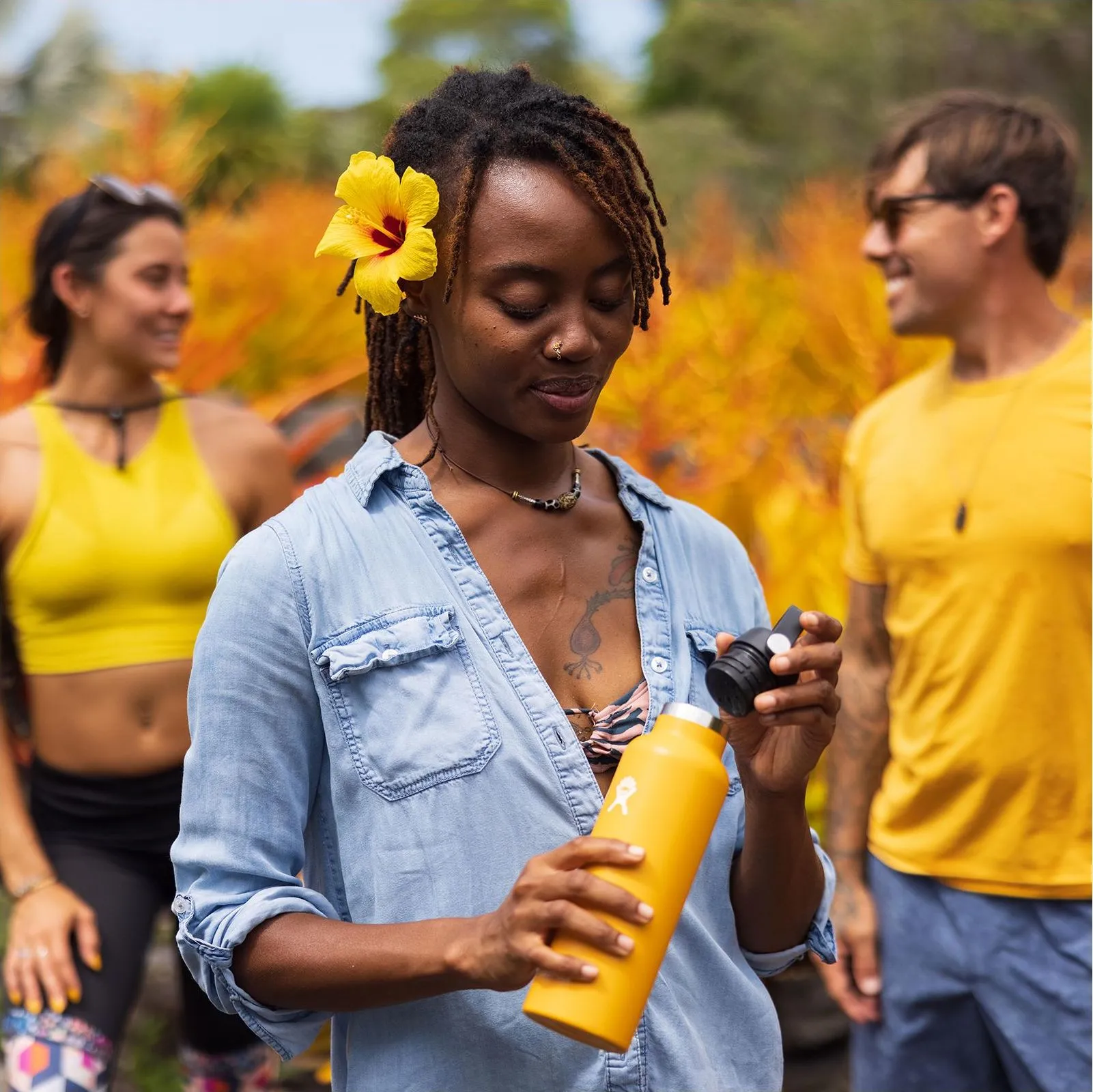 Hydro Flask Standard Mouth Flex 532 ml Rain | Buy Hydro Flask Standard Mouth Flex 532 ml Rain here | Outnorth