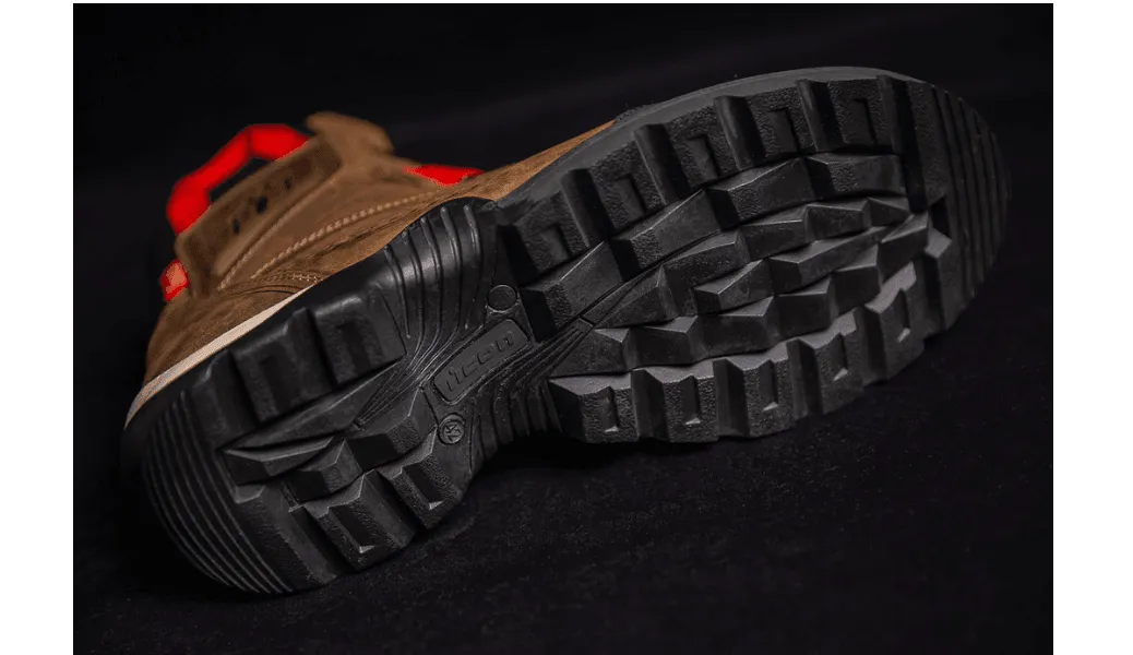 Icon Stormhawk Waterproof Brown Boots