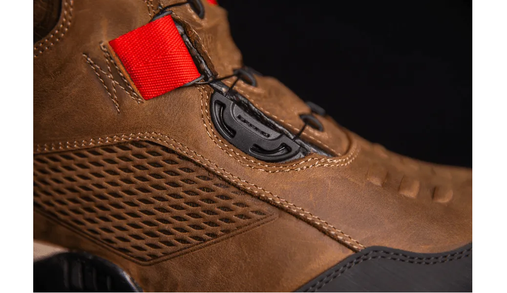 Icon Stormhawk Waterproof Brown Boots