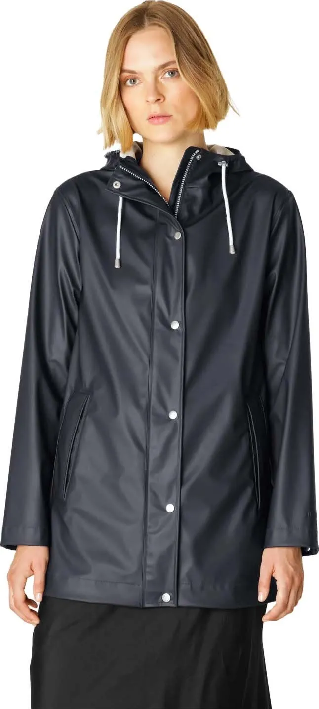 Ilse Jacobsen Women&#x27;s Rain Jacket Dark Indigo | Buy Ilse Jacobsen Women&#x27;s Rain Jacket Dark Indigo here | Outnorth