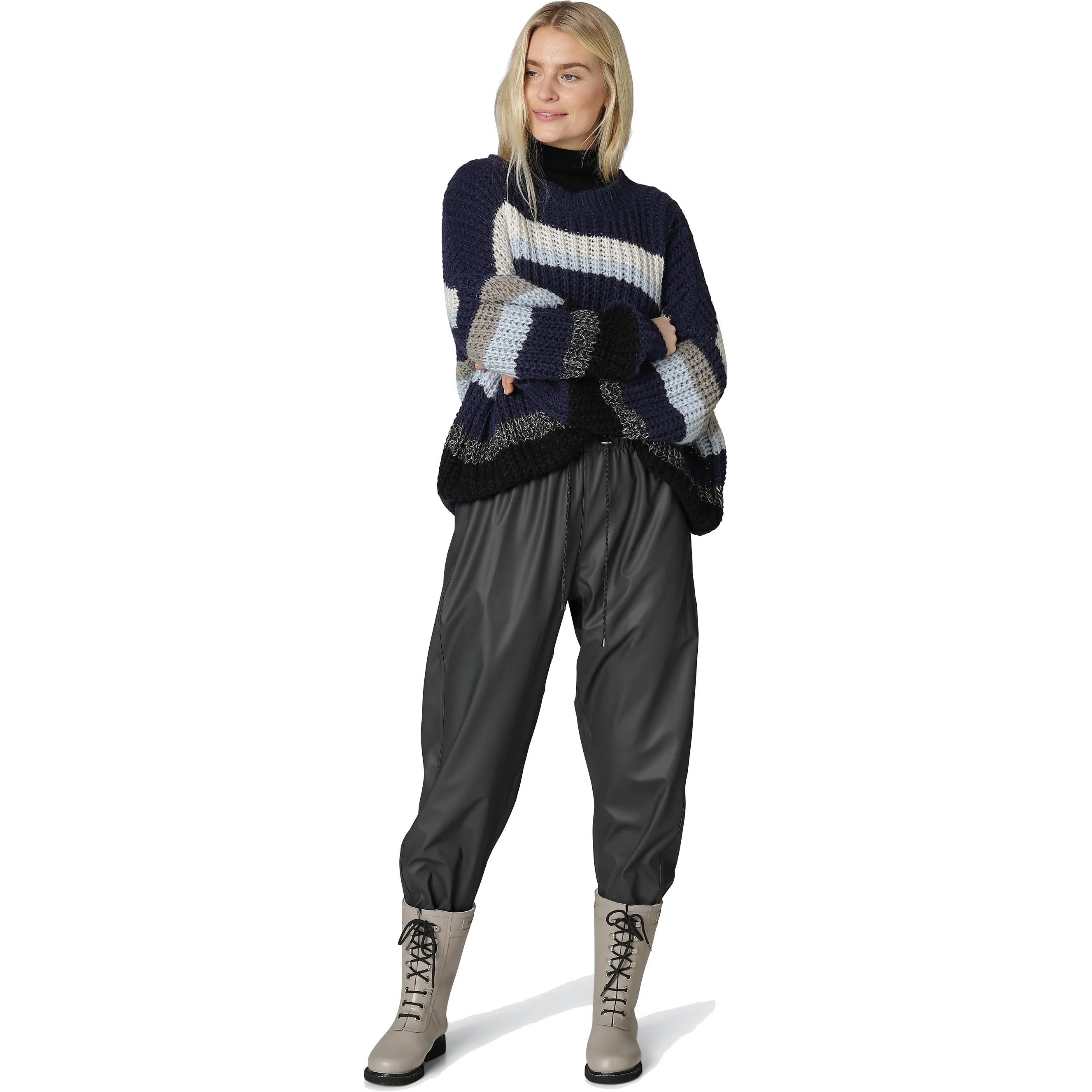 Ilse Jacobsen Women&#x27;s Rain Trousers Dark Shadow | Buy Ilse Jacobsen Women&#x27;s Rain Trousers Dark Shadow here | Outnorth