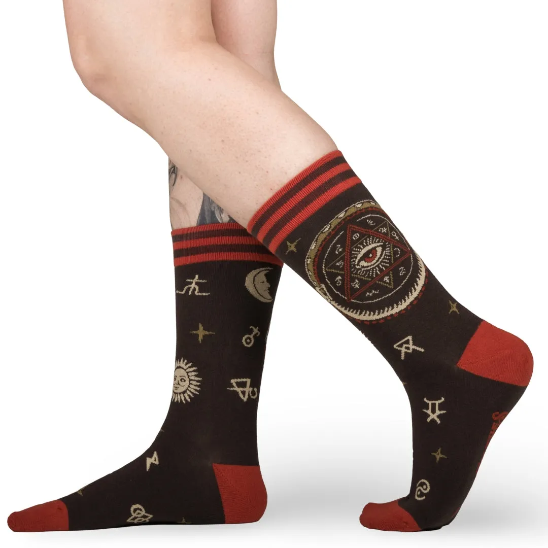 Infernal Alchemy Unisex Crew Socks