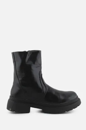 Jenny Fairy Zipper Chelsea Ankle Boots | 100% Authentic Leather