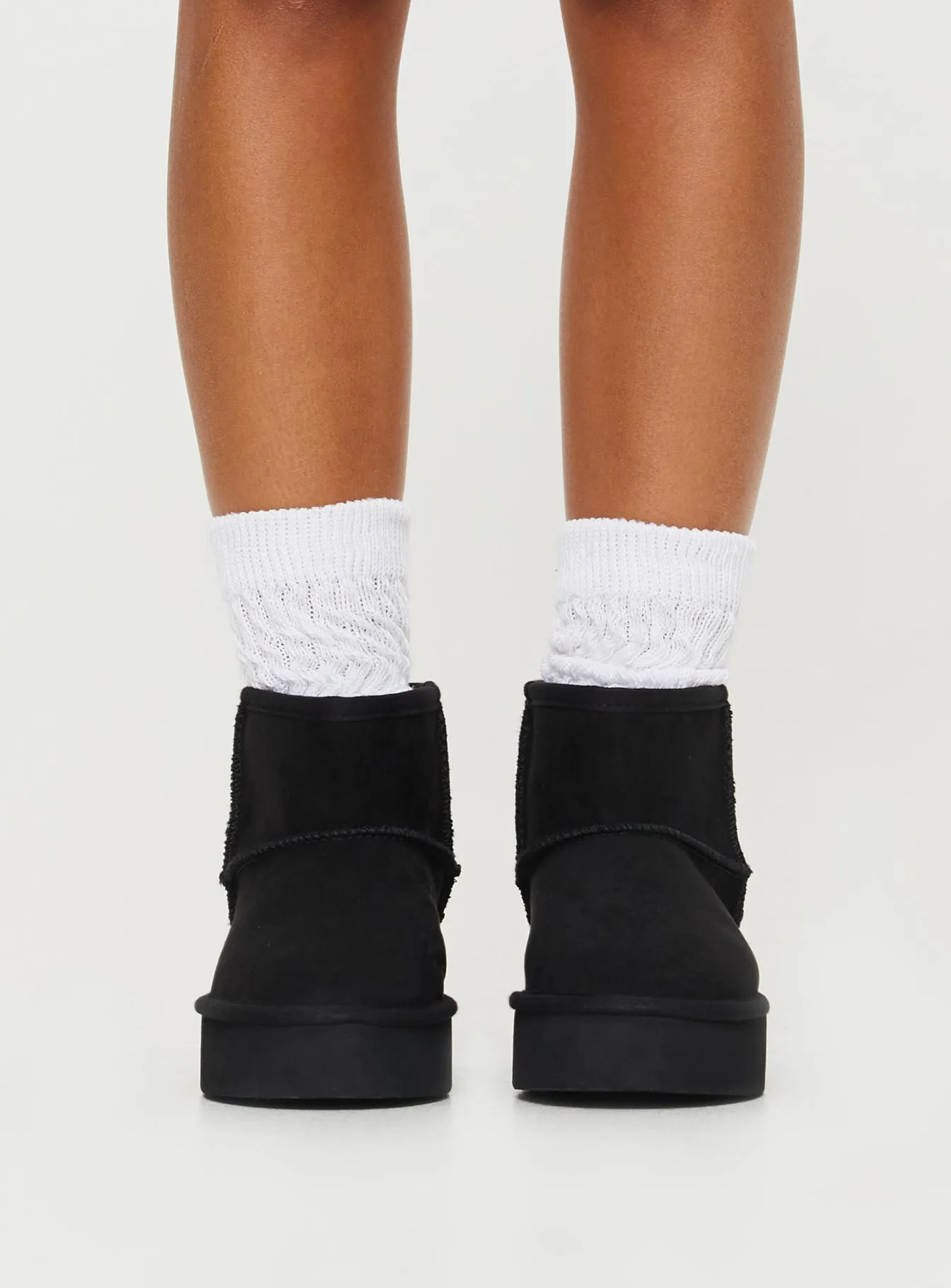 Joskaa Franz Shearling Boots Black