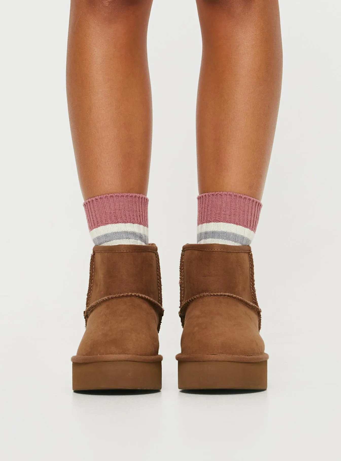 Joskaa Franz Shearling Boots Dark Brown