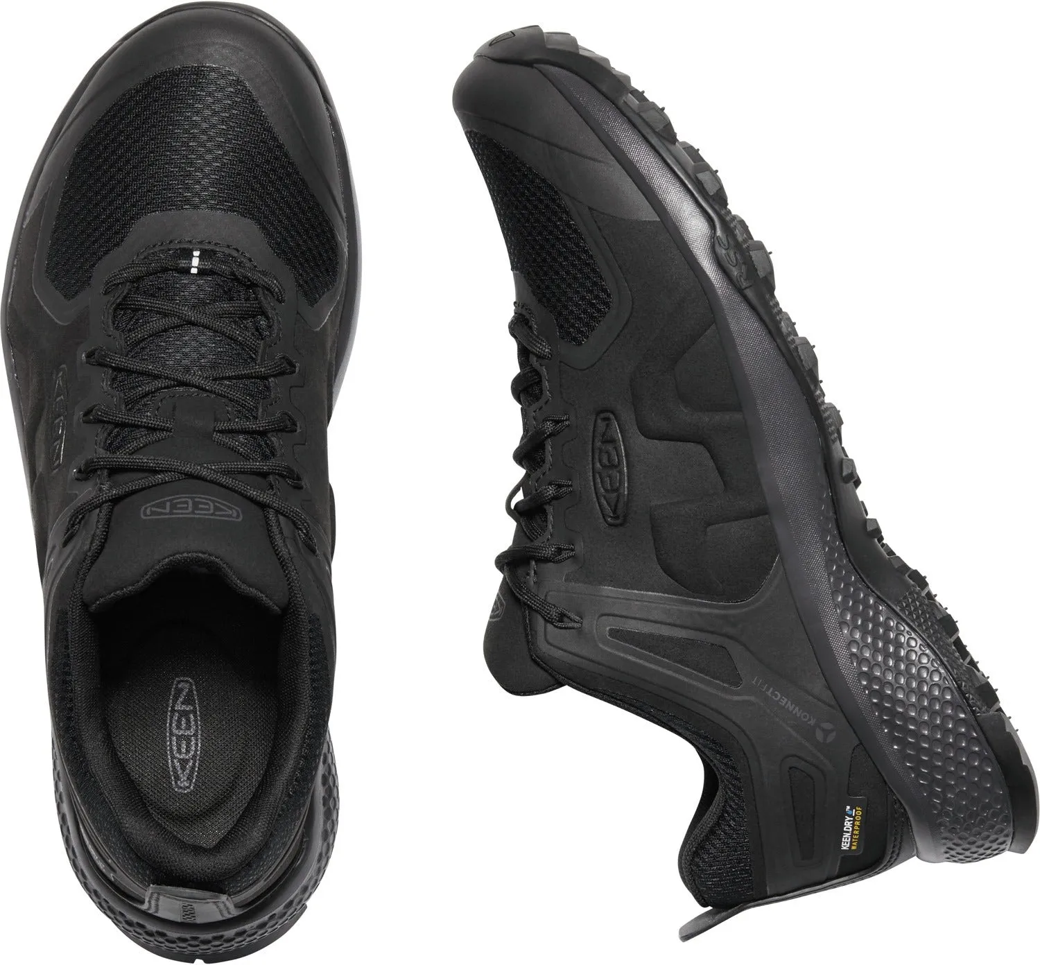 'Keen Outdoor' Men's Explore WP Low Hiker - Black / Magnet