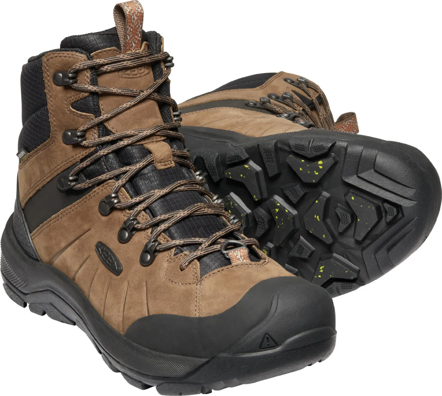 'Keen Outdoor' Men's Revel IV Mid Polar WP Boot - Dark Earth / Caramel Cafe