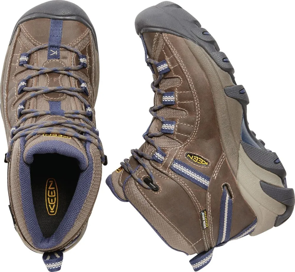 'Keen Outdoor' Women's Targhee II WP Mid Hiker - Goat / Crown Blue