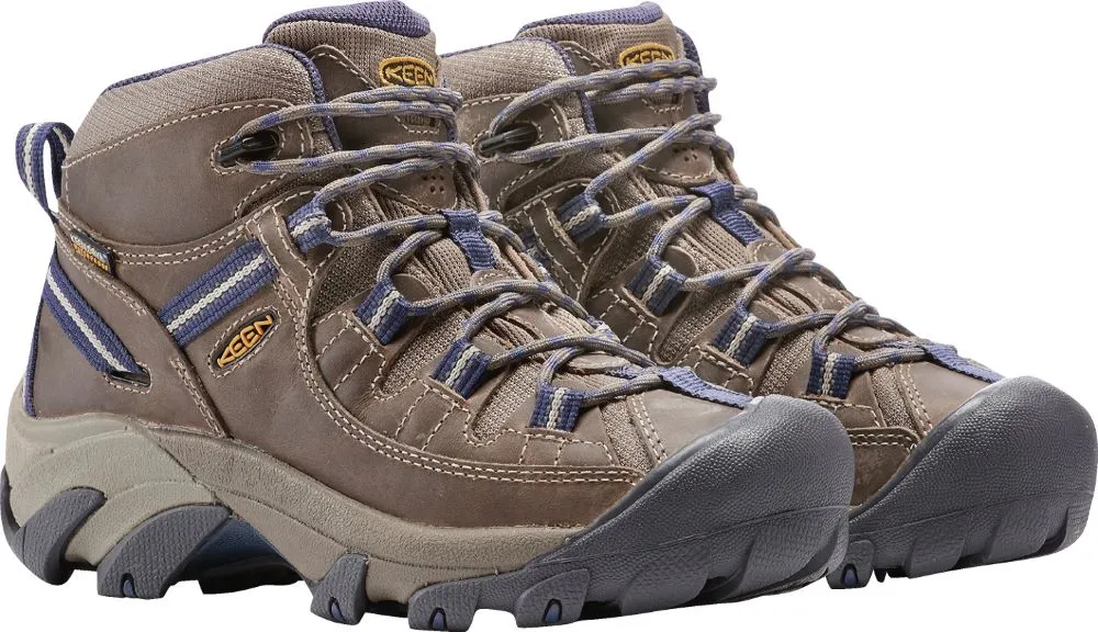 'Keen Outdoor' Women's Targhee II WP Mid Hiker - Goat / Crown Blue