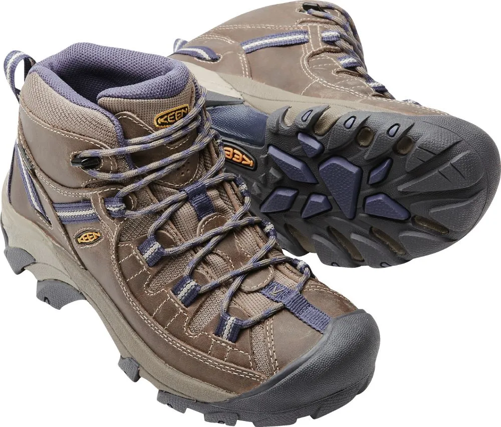 'Keen Outdoor' Women's Targhee II WP Mid Hiker - Goat / Crown Blue