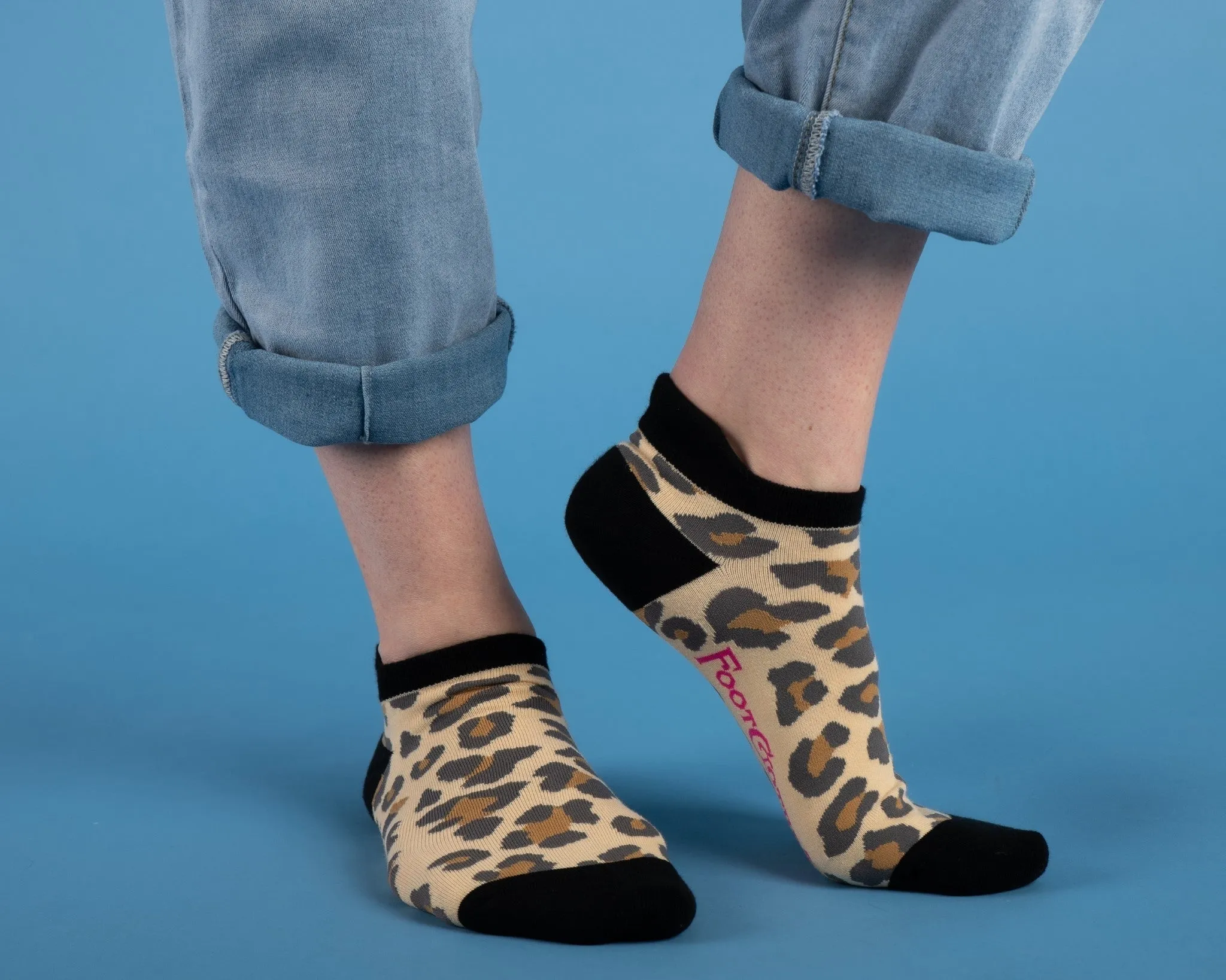 Leopard Print Unisex Ankle Socks