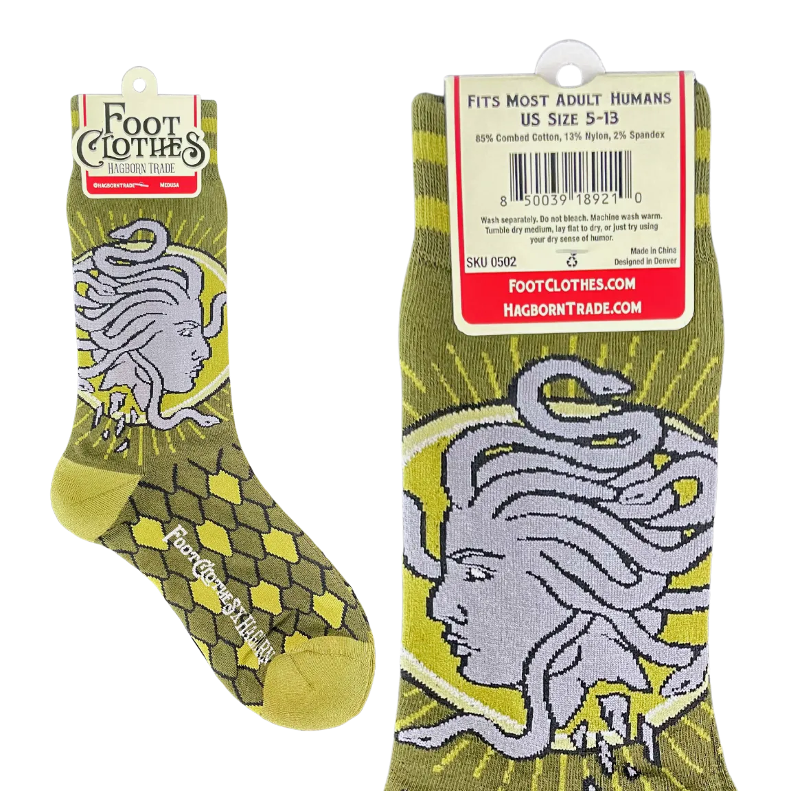 Medusa Unisex Crew Socks