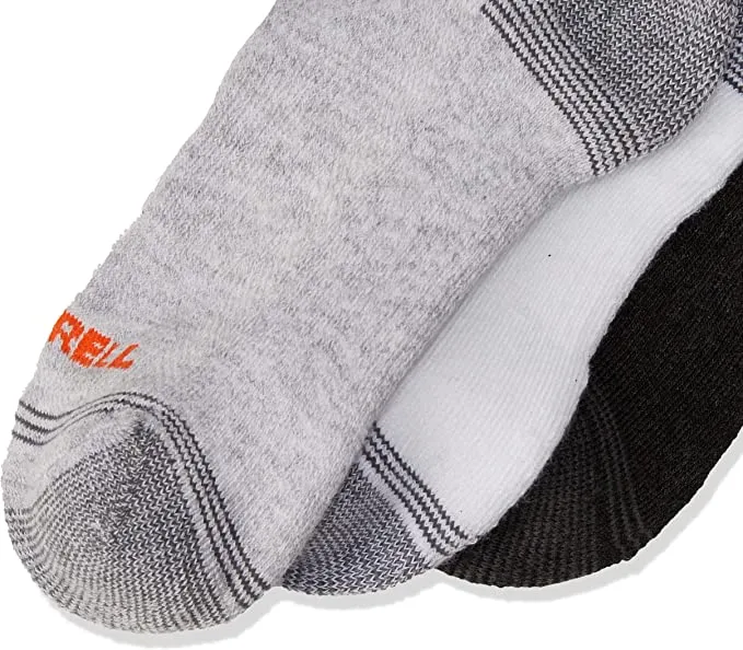 Merrell Womens 3 Pack Performance Hiker (Low Cut Tab/Quarter/Crew) Casual Sock