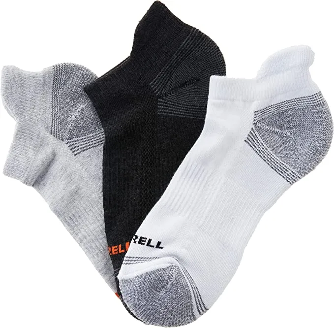 Merrell Womens 3 Pack Performance Hiker (Low Cut Tab/Quarter/Crew) Casual Sock