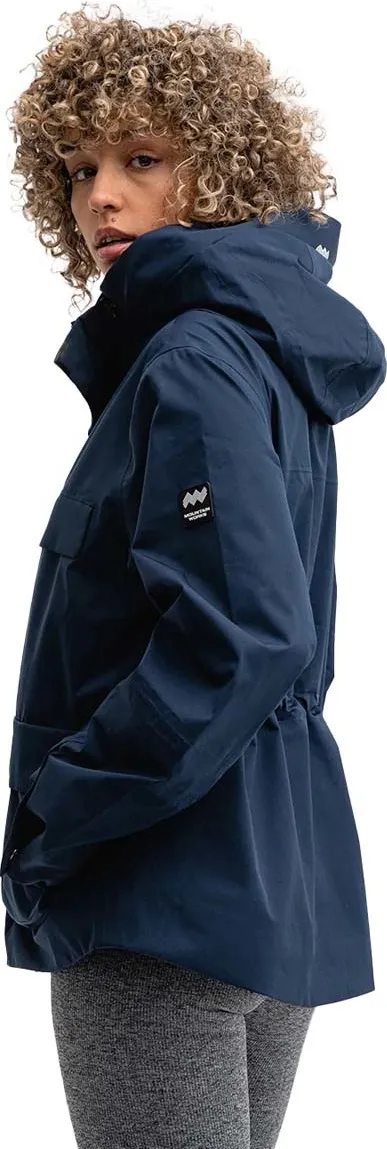 Mountain Works Unisex Utility Hybrid Rain Jacket Dress Blue | Buy Mountain Works Unisex Utility Hybrid Rain Jacket Dress Blue here | Outnorth