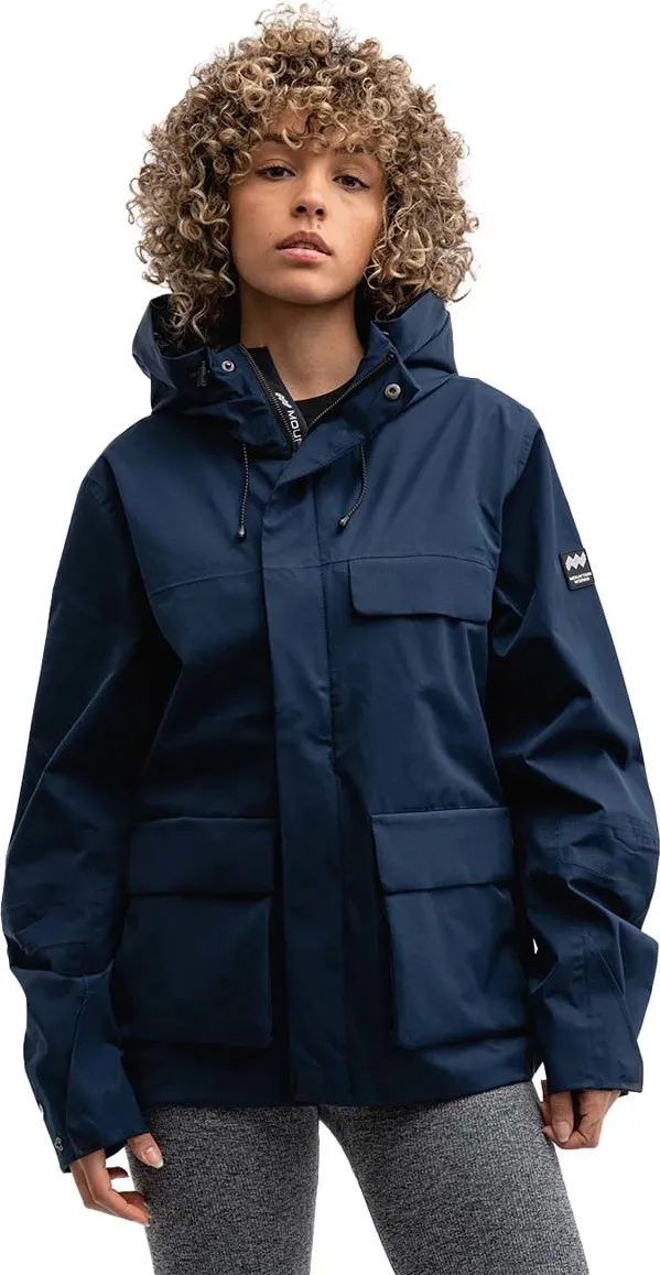 Mountain Works Unisex Utility Hybrid Rain Jacket Dress Blue | Buy Mountain Works Unisex Utility Hybrid Rain Jacket Dress Blue here | Outnorth