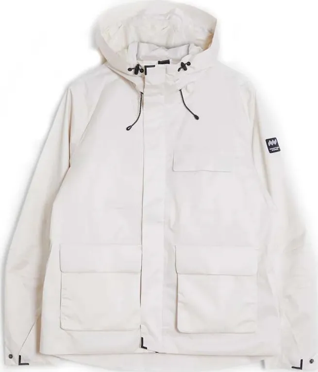 Mountain Works Unisex Utility Hybrid Rain Jacket Ivory | Buy Mountain Works Unisex Utility Hybrid Rain Jacket Ivory here | Outnorth