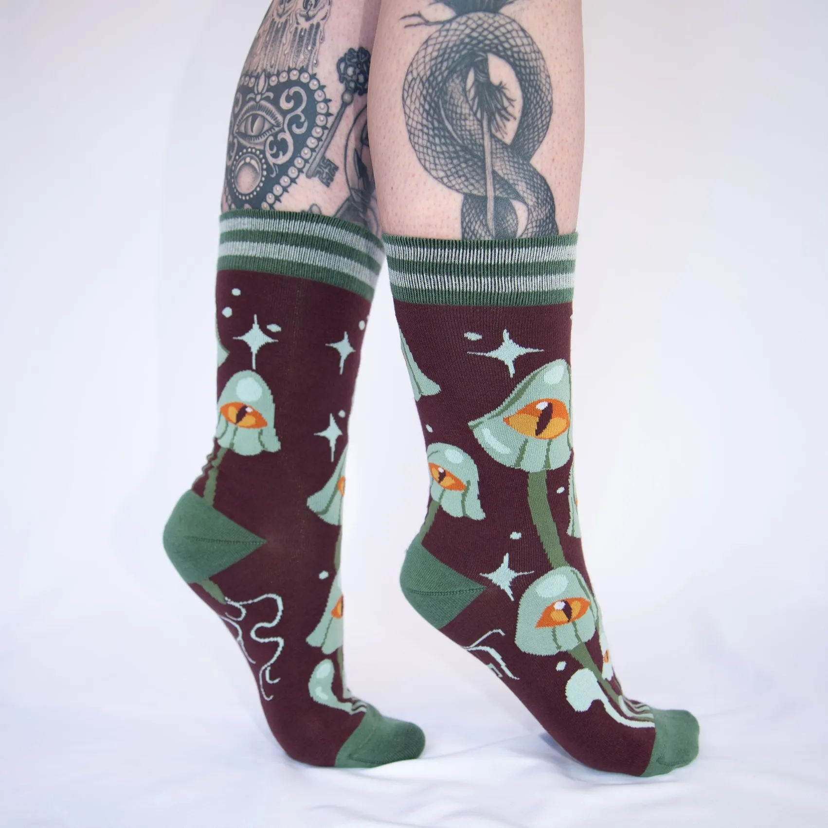 Mystic Mushrooms Unisex Crew Socks