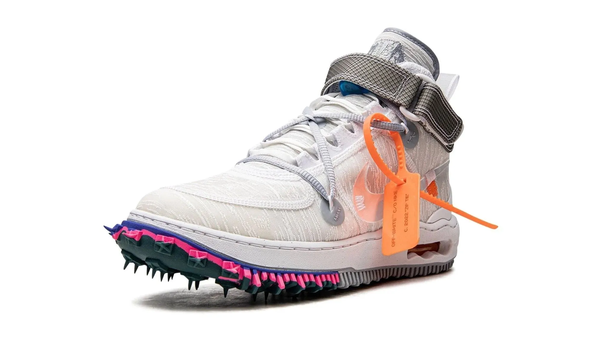 nike air force mid off-white white