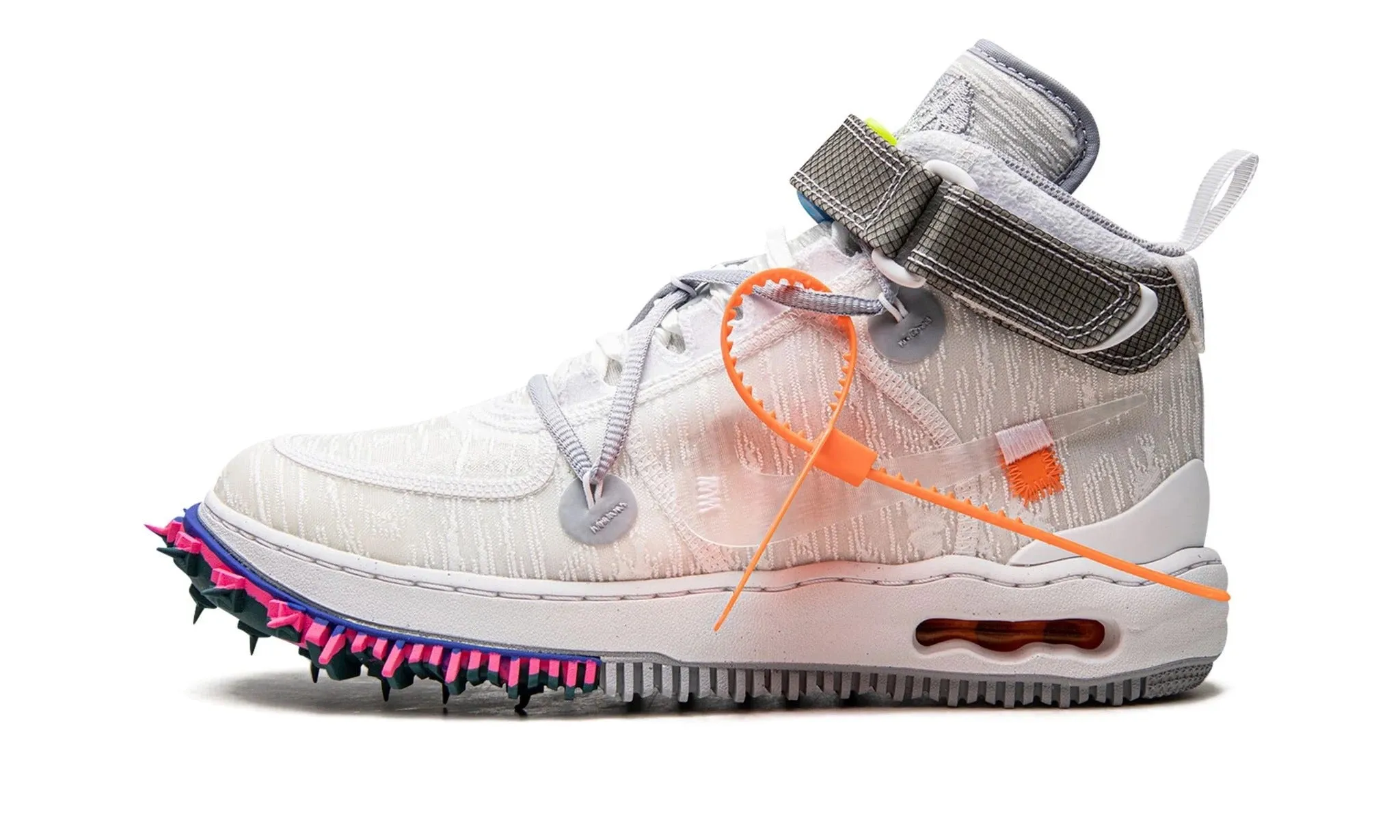 nike air force mid off-white white
