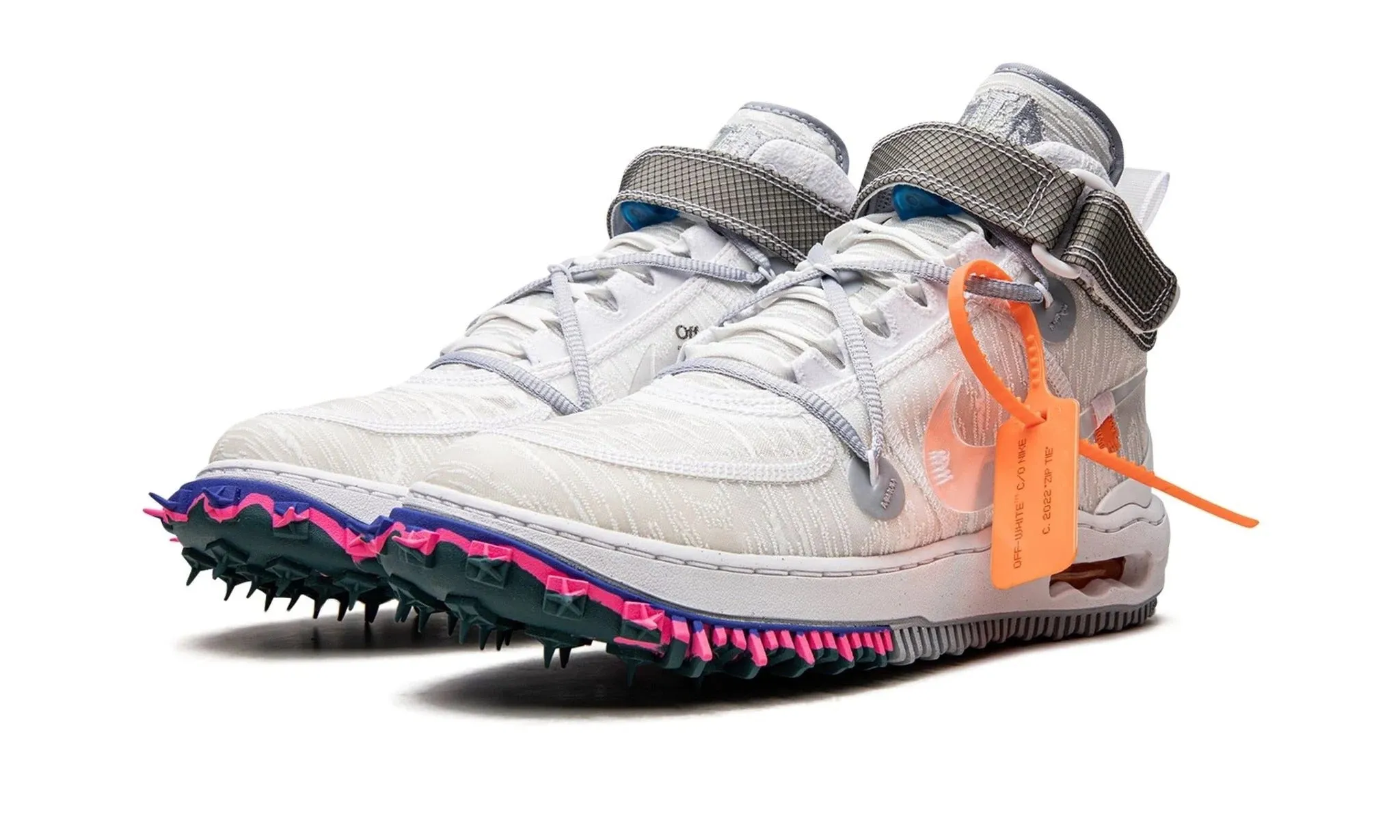 nike air force mid off-white white
