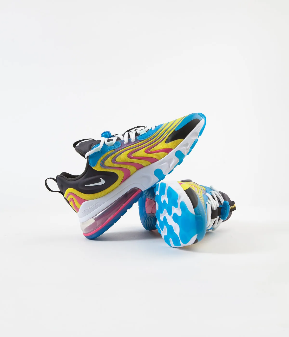 Nike Air Max 270 React ENG Shoes - Laser Blue / White - Anthracite - Watermelon