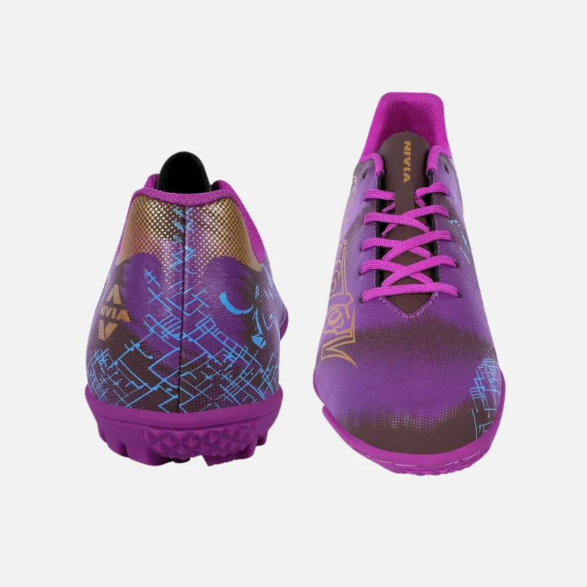 Nivia Aviator 3.0 Turf Football Shoes -Purple