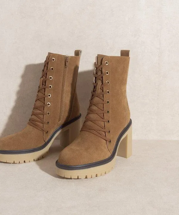 Oasis Society Jenna - Platform Military Boots