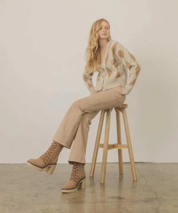 Oasis Society Jenna - Platform Military Boots
