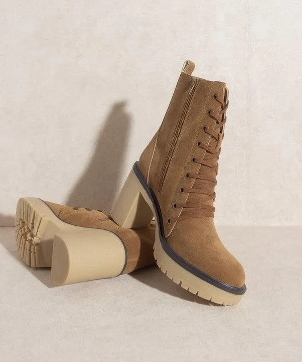 Oasis Society Jenna - Platform Military Boots
