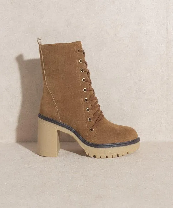 Oasis Society Jenna - Platform Military Boots