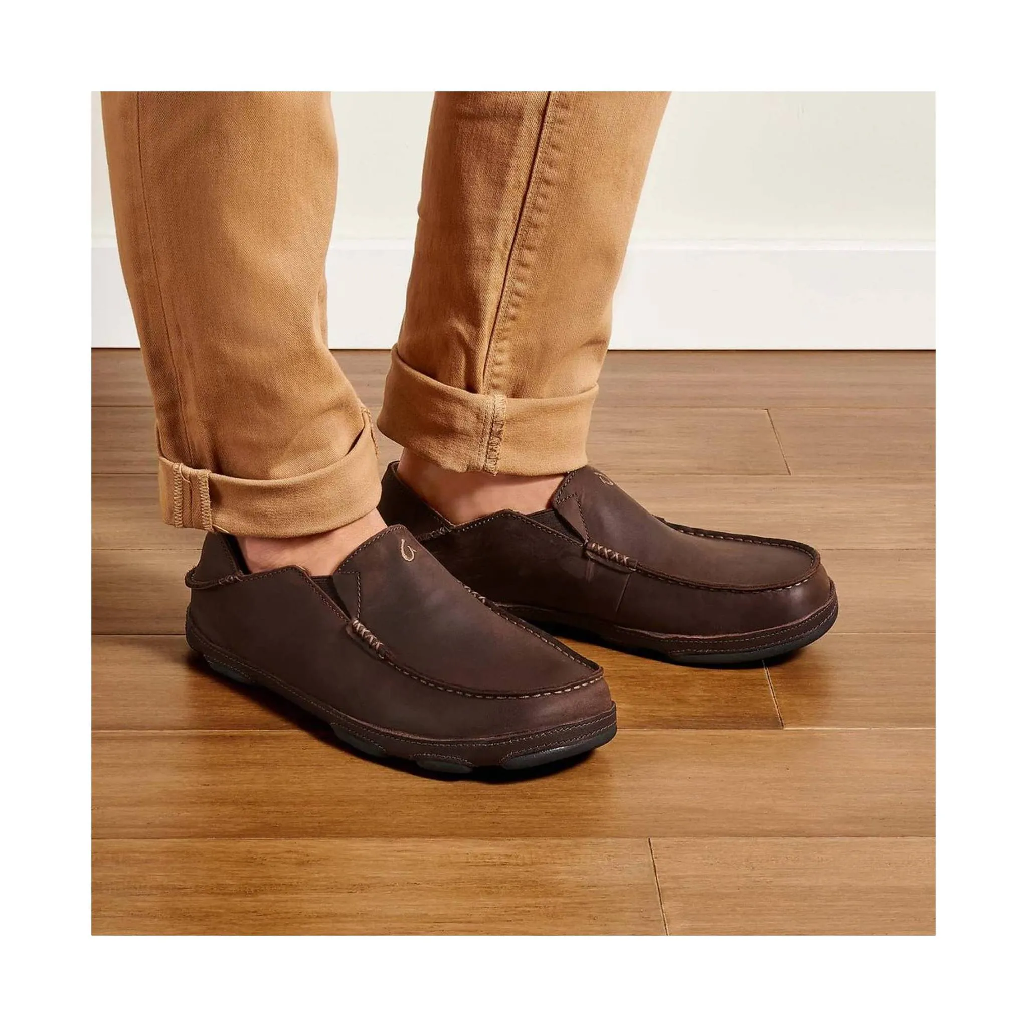 OluKai Men's Moloa - Dark wood Java