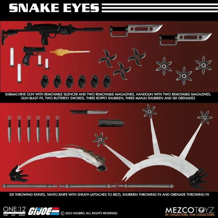 One:12 Collective G.I. Joe Snake Eyes Deluxe Edition Action Figure