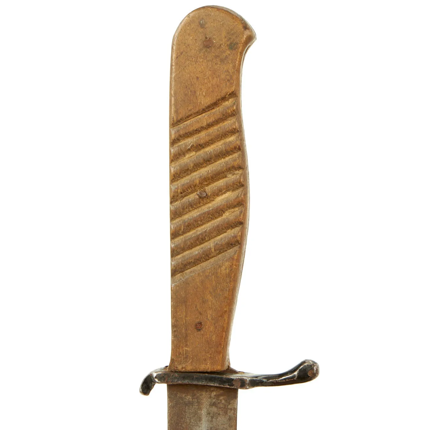 Original German WWI Fighting Trench Knife Nahkampfmesser with Original Rolled Steel Scabbard