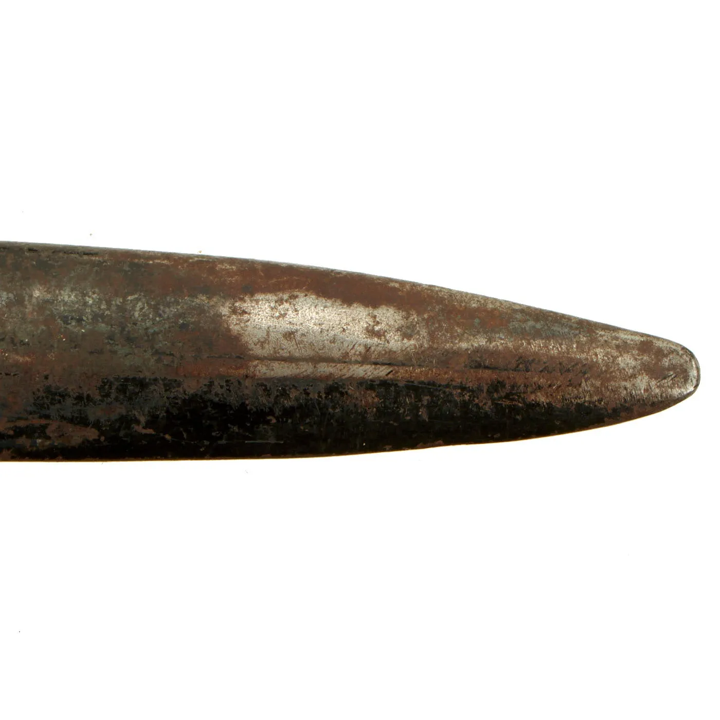 Original German WWI Fighting Trench Knife Nahkampfmesser with Original Rolled Steel Scabbard
