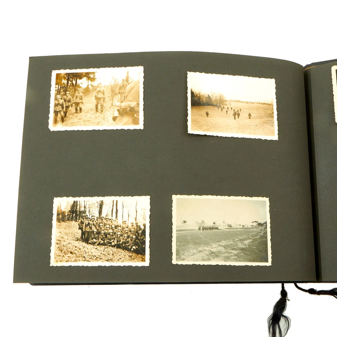 Original German WWII Luftwaffe Service Personal Photo Album Featuring Pictures of Occupied Poland - Meine Dienstzeit - 141 Photos