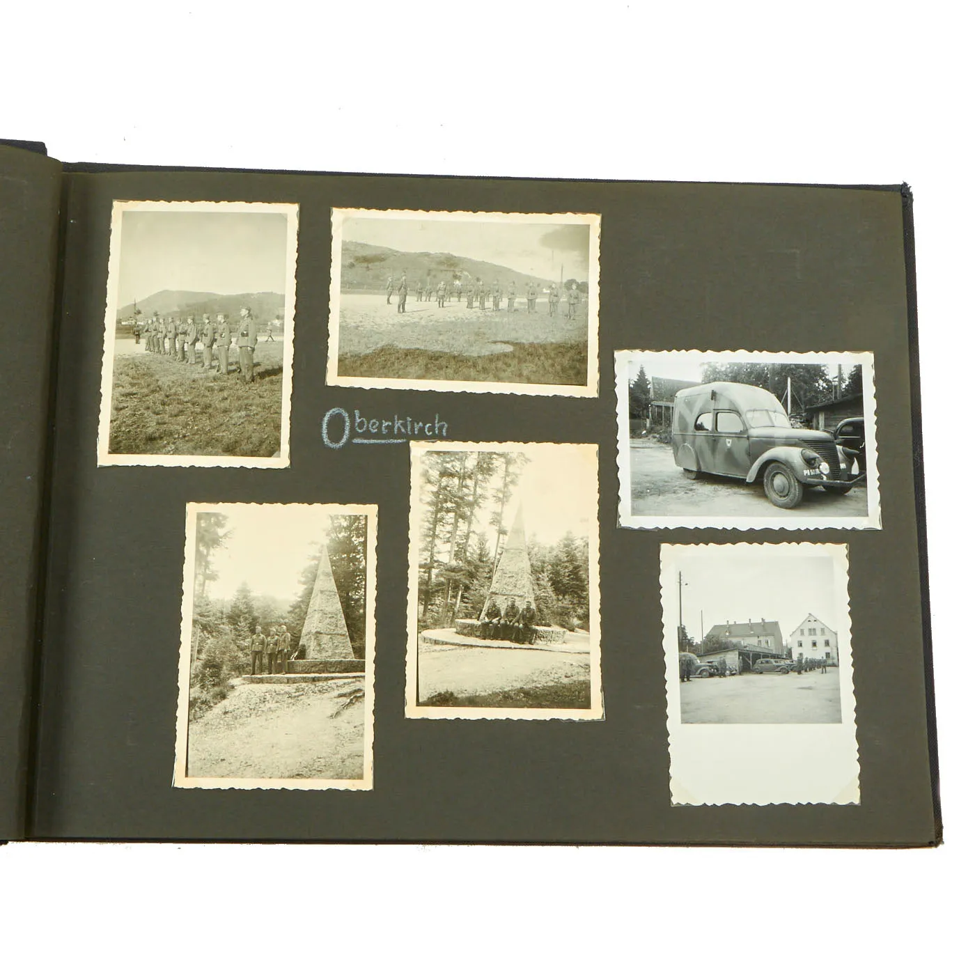 Original German WWII Luftwaffe Service Personal Photo Album Featuring Pictures of Occupied Poland - Meine Dienstzeit - 141 Photos