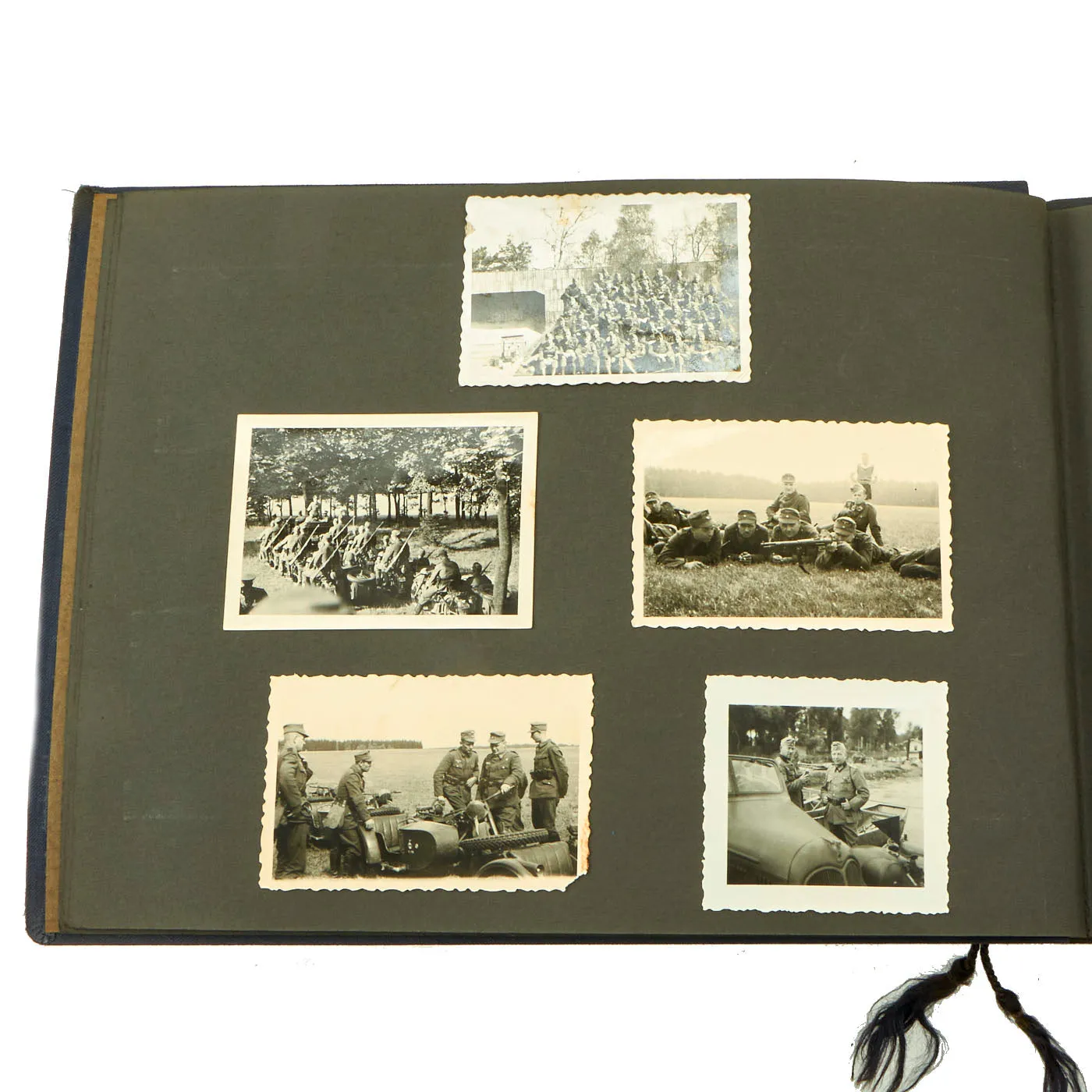 Original German WWII Luftwaffe Service Personal Photo Album Featuring Pictures of Occupied Poland - Meine Dienstzeit - 141 Photos
